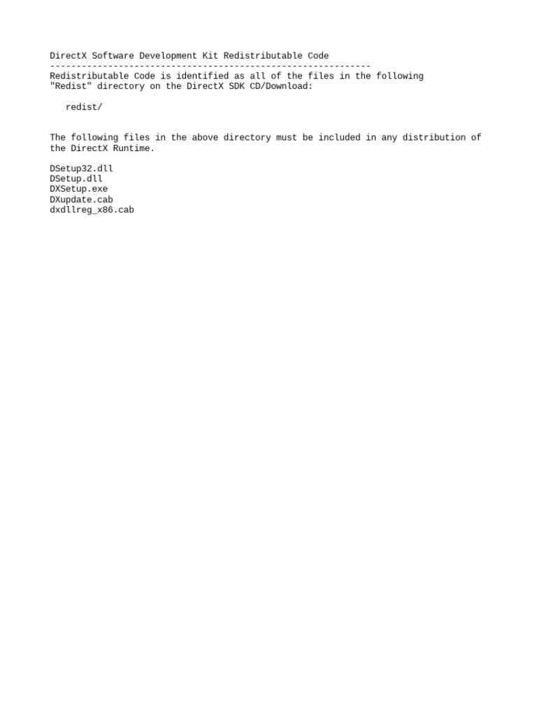 Directx redist pdf