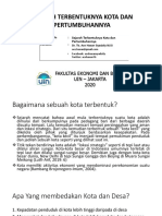 Sejarah Terbentuknya Kota