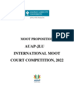 Moot Proposition Arbitration