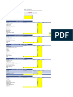 Planilha de Custos de Casamento