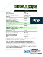 Jungle King Specifications SPANISH STANDARD Aug2012