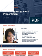 Mentoring Assignment Part 3 Presentation Template