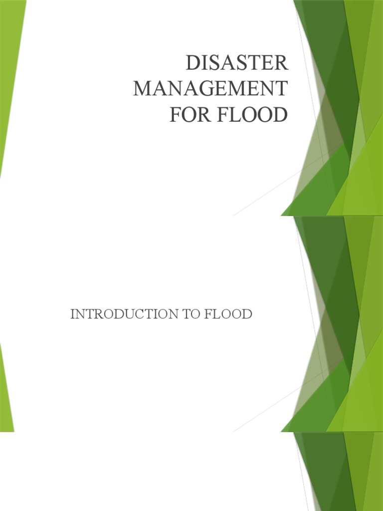 Disaster Management Flood Pdf Flood Storm Surge