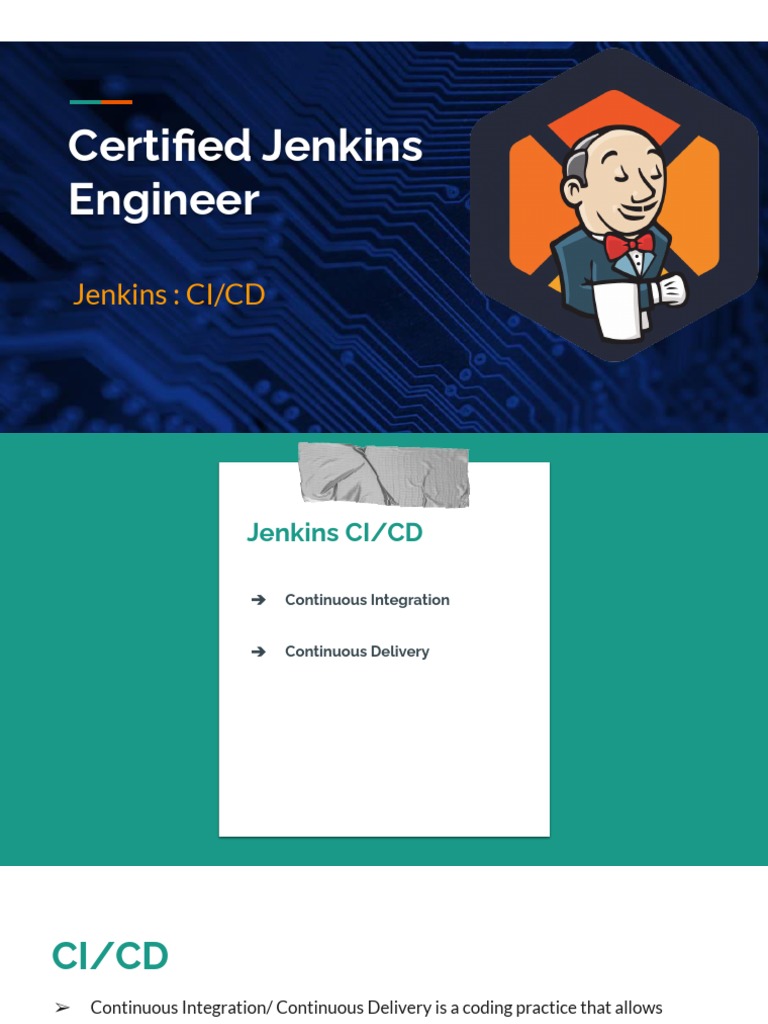 Jenkins CI/CD Practices Explained | PDF | Product Development ...