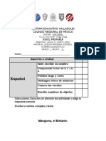 Diagnóstico Español 1°a.