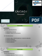 CÁLCULO I - Funciones - I - 2021