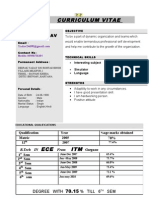 Curriculum Vitae: Deepak Yadav