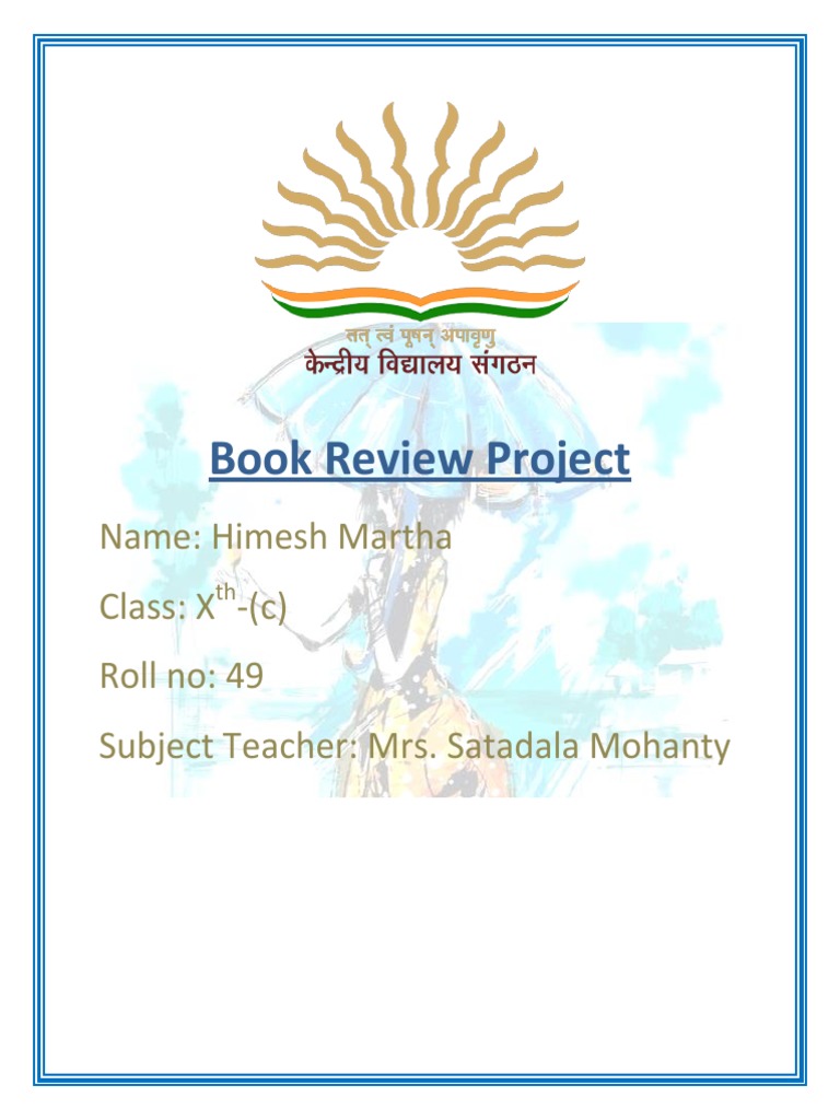 book review project class 11