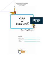 Ora de Lectura Clasa Pregatitoare A