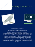 Kuiz Vocabulary Animals 1: - Musangv8@gmail Com