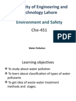 Lecture 18,19 - Water Pollution - II