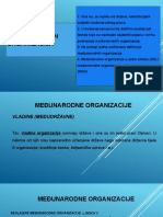 Međunarodne Organizacije