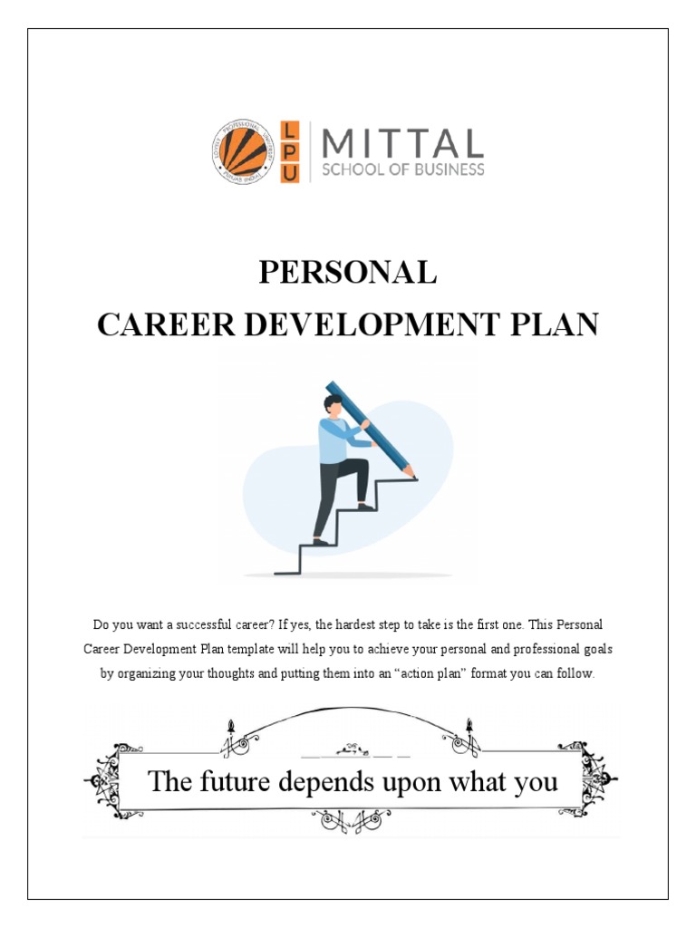 Career Development Plan Final 12213082 Pdf Goal E Commerce