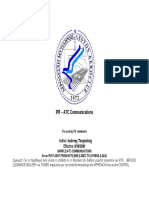 IFR ATC Communications