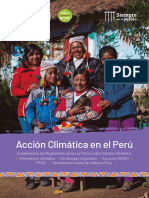 Acción Climática en El Perú - Lineamientos Del Reglamento de La Ley Marco Sobre Cambio Climático