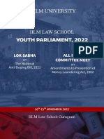 IILM Inter Youth Parliament Brochure - 2022