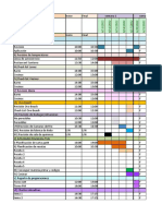 Carta Gantt ROSA