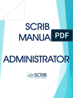 SCRIB Administrator Manual