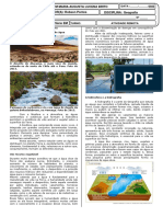 Atividade - 1 Série - Geografia - Semana 14 - MALB - Hidrografia e Recursos Hídricos