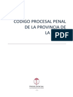 Código Procesal Penal de La Provincia de La Pampa 2021