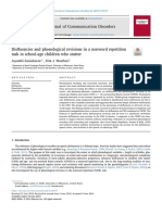 2019 Sasisekaran Disfluencies and Phonological Revisions in A Nonword Repetition