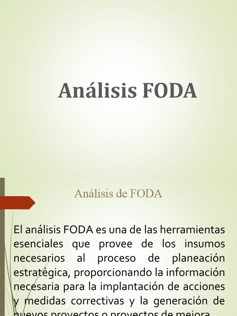 Análisis FODA: Estrategias y Diagnóstico | PDF | Análisis FODA | Economias