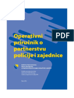 Operativni priručnik o partnerstvu policije i zajednice