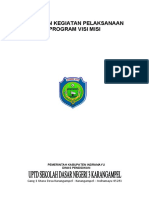 Laporan Kegiatan Pelaksanaan Program Visi Misi: Gang 1 Utara Desa Karangampel - Karangampel - Indramayu 45283