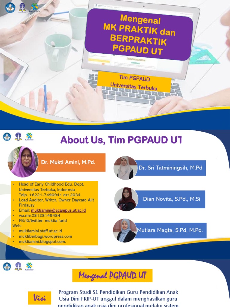 Praktik Berbasis Online PGPAUD UT | PDF