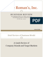 Noble Roman's, Inc.: Business Review