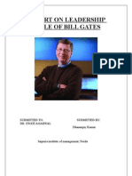 16315025 Leadership Style of Billgates