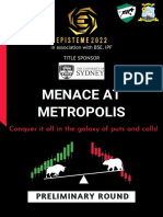 Menace at Metropolis Prelims Rules