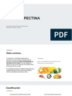 Pectina: propiedades, clasificación y usos en la industria alimentaria