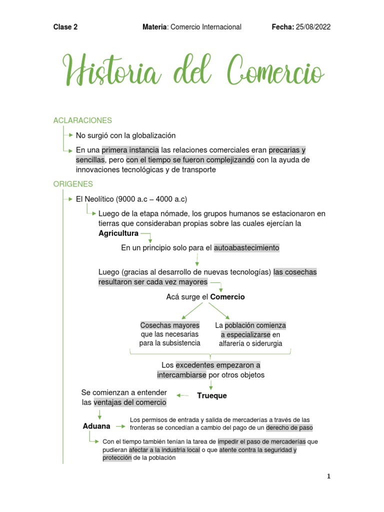Clase 2 - Comercio Internacional | PDF | Comercio | Arancel