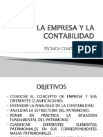 01 La Empresa y La Contabilidad