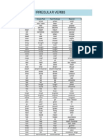 Irregular Verbs: PDF Created With Pdffactory Pro Trial Version