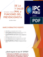 Modulo I Gestion de Seguridad y Salud Ocupacional y Funciones Del Prevencionista