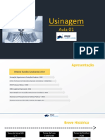 Aula 01 - Historico Da Usinagem