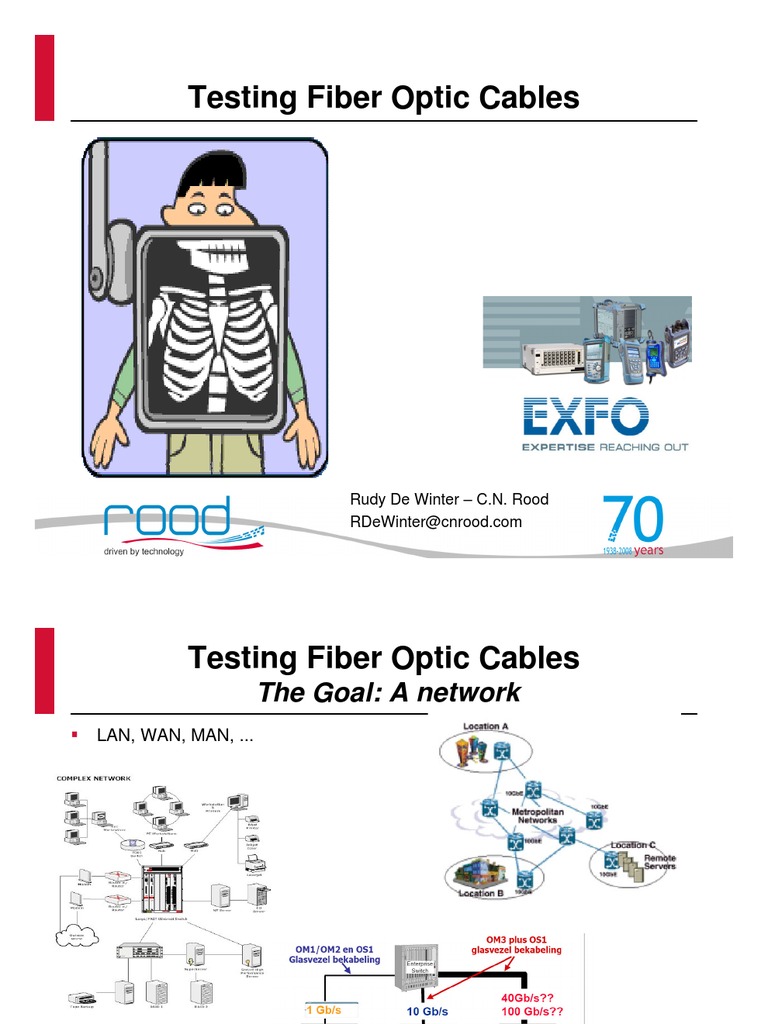Fiber Optic Cable Testing Methods | PDF | Optical Fiber | Computer ...