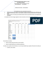 Actividad Excel 2a