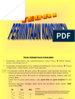 Kuliah Ke 5 Dan Ke 6 Teori Permintaan Konsumen