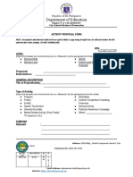 QMS-HRD-F03 Activity Proposal Form - REV05