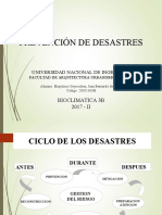 Exposicion - Tema Prevención de Desastres - Huaylinos Goycochea, Juan