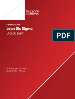Brochure Certificación en Lean Six Sigma Black Belt