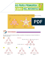 Triángulos y Estrellas Mágicas para Tercero de Primaria