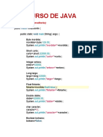 Curso de Java