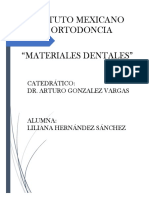 Materiales dentales alginato