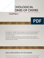 Psychological Theories of Crimes