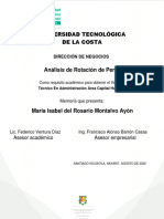 Memoria Montalvo Ayon Maria Isabel Del Rosario