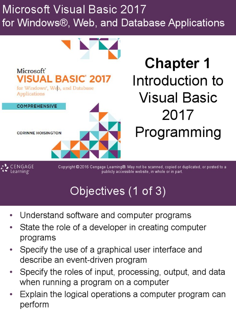Microsoft Visual Basic 2017 For Windows | PDF | Programming | Computer ...